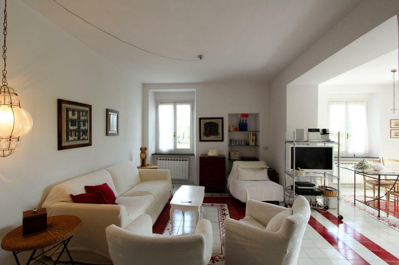 Ai Pastelli Apartment Zoagli Bagian luar foto