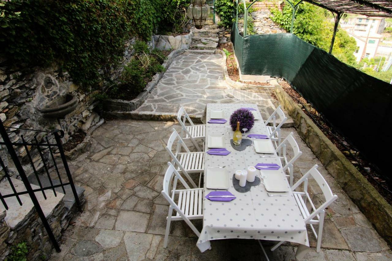 Ai Pastelli Apartment Zoagli Bagian luar foto